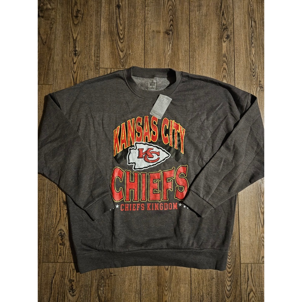 Kansas city chiefs Gameday couture Sweatshirt Gray Size L